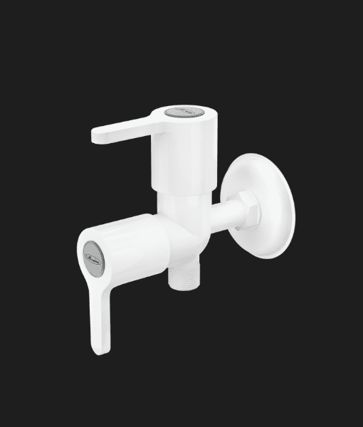 Two Way Angle Cock With Flange